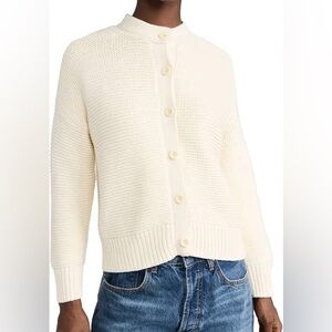 Alex Mill Ivory Nico Cream Button-Up Women's Sweater